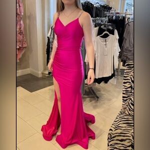 Dark Fuchsia Women's Prom Dress